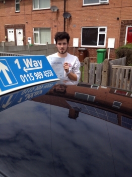 Passed on 19th June 2014 at Beeston Driving Test Centre with the help of his driving instructor Paul Fleming....