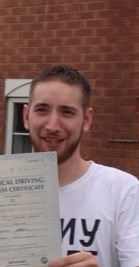 Passed on 29th October 2013 at Colwick Driving Test Centre with the help of his Driving Instructor Paul Fleming....